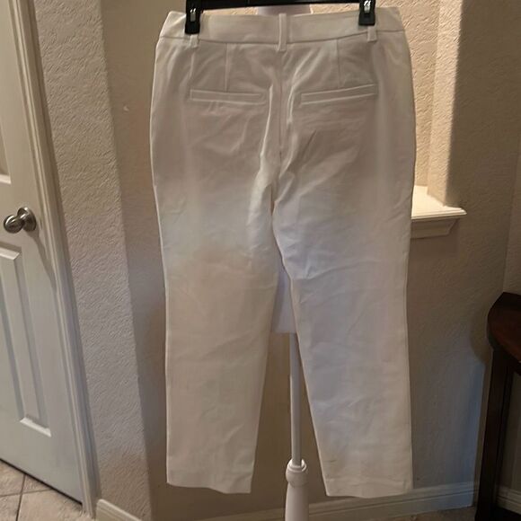 Marc Cain Collection Women's Size N3 Straight Leg Trouser Pants Classic White - Picture 7 of 9